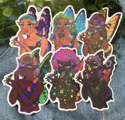 Fairy Stickers Fairy Stickers